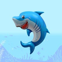 [예쁨주의지호] 스펀지 풍선 모음 / 바다풍선 / 물고기풍선 / 상어풍선 / 문어풍선 / 불가사리, SE_귀욤풍선_ 스마일 죠스