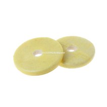 16pcs 플루트 가죽 패드 음악 목 관악기 수리 노란색 액세서리 Dropship, 한개옵션0