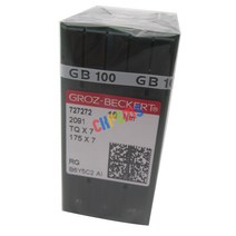 100PCS Groz-Beckert TQX7 175X7 JUKI MB-372 용 산업용 버튼 바느질 바늘 Brother CB3-B916 B917 Singer, 03 16(100)