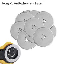 원단 재단기 10Pcs 28mm 라운드 로터리 커터 블레이드 스틸 교체 나이프 패치 워크 커팅 블레이드 패브릭, 한개옵션0