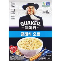 코스트코 퀘이커 클래식 오트 1.5kg, 1.5kg (750g x 2개입), 1개