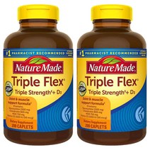 네이처메이드 Nature made triple flex 200 caplets 트리플 플렉스 200정 2병
