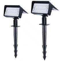 태양광 가로등 콘센트형 2개 세트, 따스한 햇빛