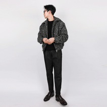 울 부클 블루종