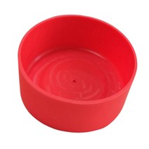 32온스 - 40온스 수화 플라스크 물병과 호환되는 보호용 실리콘 슬리브 미끄럼 방지 바닥 부트 커버 액세서리 BPA, 90mm, 레드