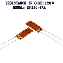 로드셀 load cell 1개/몫 정밀 저항 스트레인 게이지 BF/BHF120-7AA 120 ohm 압력 센서로드 셀 밴드 리드, 한개옵션0