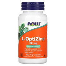 나우푸드 (나우 푸드) L OptiZinc 30 mg 100 식물성 캡슐옵션확인필수