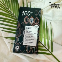 비바니 유기농 무설탕 카카오 100% 비건 다크초콜릿, 80g, 5개