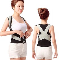 정수생활건강 바른자세 어깨허리 자세교정밴드 M(아동용 허리23~25인치 체중29~43kg), 1개입