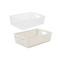 리템 센스업 바스켓 2호 다용도 정리 수납 바구니, 스모그
