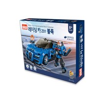 디고 블럭 레이싱카 레고호환블록 Z01, 혼합색상