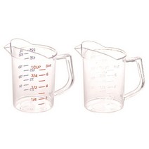 PC 계량컵 2종 5size, 칼라/250ml, 상세설명 참조