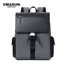 Cwadun 남성 레더백팩