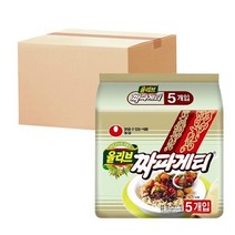 농심 짜파게티 멀티팩 140g*5개입 X8봉지 (1박스 총40개) 무료배송_NC백화점, 40봉지