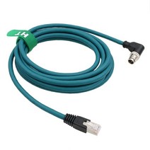 HangTon Cognex 산업용 카메라 센서용 직각 M12 이더넷 8핀 X코드 수 RJ45 CAT7e 케이블 (10m) 4447438149, 3m