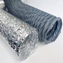 후렉시블 자바라호스 플렉시블 50~700mm 덕트자재 알루미늄 타포린 천닥트 닥트모음, 천 후렉시블 닥트호스, 천닥트 3인치(75파이) 5m