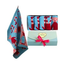 HJ. Market 위클리 핸드타올 5종 선물세트, 블루베어 5종