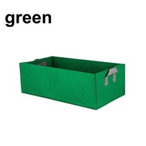 식목일행사 아보카도 대파 상추 키우기 블루베리 코알라 그루트 매직 화분 직사각형 심기 가방 두꺼운 부직포 성장 화분 광장 나무 심기 가방 보육 가방 정원 용품 화분, 초록, 50x30x20cm