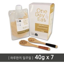 원데잇 귀리 보리 선식 [40g x 7개 1박스] [선물포장가능], 추가 안함