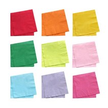 [720+dk] 칼라 종이 냅킨 33X33cm 파티테이블 장식 세팅 파티냅킨 파티테이블 테이블용품 테이블웨어 할로윈, ^택라임그린@감사