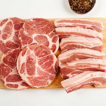 [갓성비삼겹살] 세계 3대진미 듀록 삼겹살 목살 1kg (2cm 두툼한 두께), 듀록 목살 1kg (1.5cm컷팅)