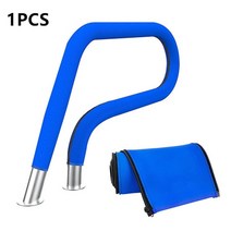 수영장 사다리 단계 핸드 레일 커버 그립 커버 핸드 미끄럼 방지 슬리브 레일 코브 프로텍터 지퍼 손잡이 용 쉽게 설치, 6피트