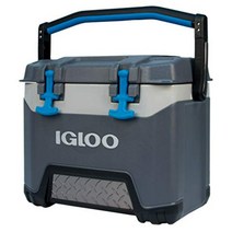 이글루 쿨러 IGLOO CooLer 이글루 아이스박스 아이스박스 캠핑 한강 mt 야유회 워크샵 테니스 배드민턴 게이트볼, 카브/그레이/블루