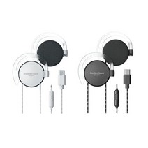 9ndjE EXS C타입이어폰 귀편한 귀걸이 유선이어폰 X21C, 달팽이 보금자리 화이트