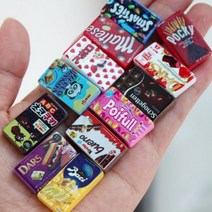 미니어쳐 가구 소품 모듬 수지 1/6 소형 인형 집 스낵 백 미니 바비 용 주방 용품, random 5pcs, style D