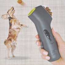 강아지삑삑이개대화 형 훈련 장난감 애완 동물 스낵 투석기 발사기 야외 해변 고양이 치료 사료 공급기 용, 01 Grey