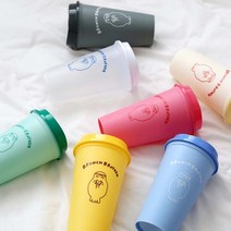 폭시샵 컬러 리유저블 텀블러 콜드컵 그란데 투명 아이스 보냉 컵 월머그 선물 예쁜 보틀 답례품, 6. 스카이블루_Sky Blue