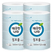 깨끗한나라 점보롤화장지 ECO 500m 4롤(1겹) 총16팩, 4개입, 4개