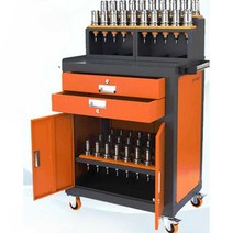 CNC 공구 트롤리 구르마 작업대 서랍식 툴박스 장비, B8-14(바퀴없음)BT30중간플레이트