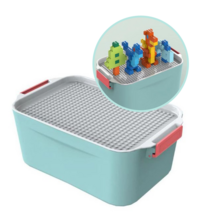 레고토이박스 블럭놀이판 레고 장난감 정리함