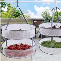 고추건조대 고추건조기채반 야채 건어물 원형 가정용, 1단직경 48cm + 1단직경 61cm