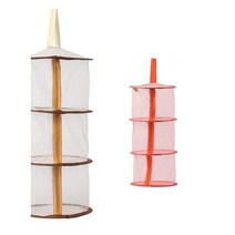 생선 건조 말리는 망 식품 고추 캠핑 야채 식기 다용도 위생 나물 생선 말리기 위생그물, 오렌지