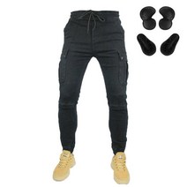 승마바지 사계절 바이크 오토바이 바지 남성 스트레치 빔 멀티 포켓 야외 착용 방지 캐주얼 승마, 09 C3_01 S