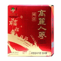 [푸른들판] 4년근 백삼 곡삼 1등급 300g, 30뿌리, 1개, 30개