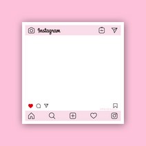 피에스준 예쁜 떡메모지 디자인 모음 메모지, 1개, 떡메 116. 핑크 인스타그램