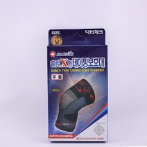 닥터체크 슬림 x형 테이핑 무릎 보호대 M, 7개