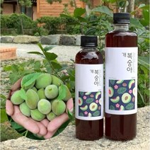 농부프린스 무농약 개복숭아청 개복숭아효소 진액 원액 액기스 500ml