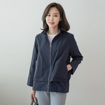 마담4060 엄마옷 반목이중점퍼-XJP303003-