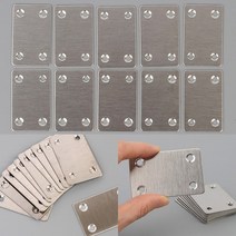 목재연결 목공철물 가구DIY 10P 평철