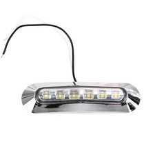 저렴한 마커 램프 10-30V 트럭 사이드 라이트 6 LED 클리어런스 캐러밴 트레일러 방수, 한개옵션1, 02 White