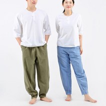 2077 여름 공용 30수 밴딩바지 생활한복 개량한복