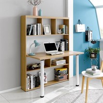 편수 책장책상세트 초등학생 1학년선물 일자형 가성비 심플한 공부 아이들, 화이트