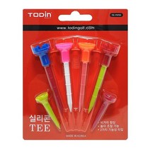 투딘 투딘 실리콘 플라스틱티 기능성 골프티, 롱롱티(95mm)