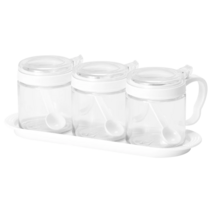 이케아 BARKORG 베르코리 양념통 유리 36 cl 3 개 904.043.27, 3개입1세트