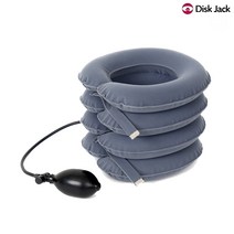 (의료기기허가제품) 디스크잭(disk jack) N204 4단 목보호대 /목견인기/목디스크 (공기주입식 정형용 견인장치), 1개