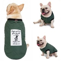 강아지 김장조끼 할머니 꽃무늬 패딩 시골 수면 조끼 아메리칸불리옷 대형견 프렌치불독옷 2개월강아지옷 명품옷 후리스 중형견, D